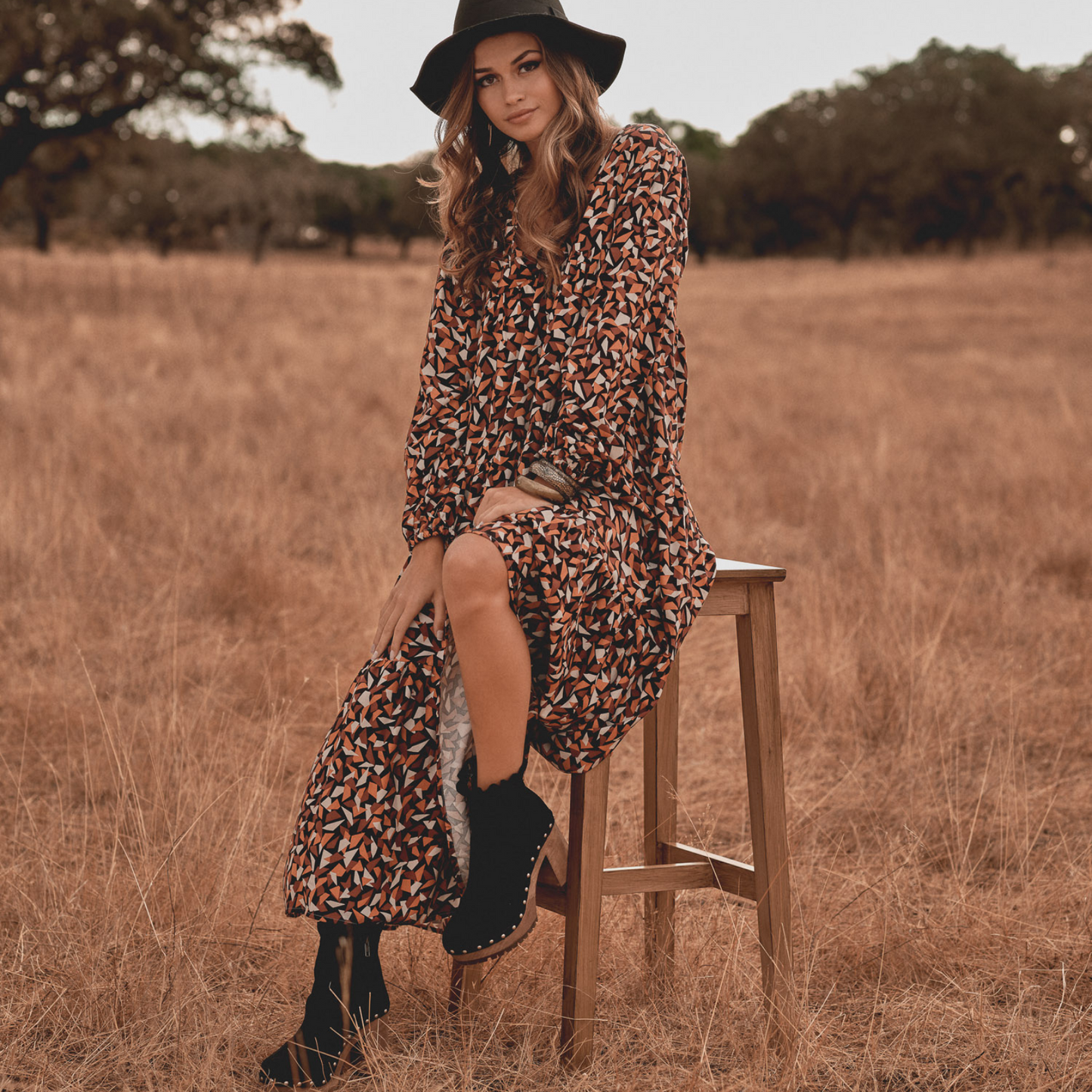 Botas negras de tacón